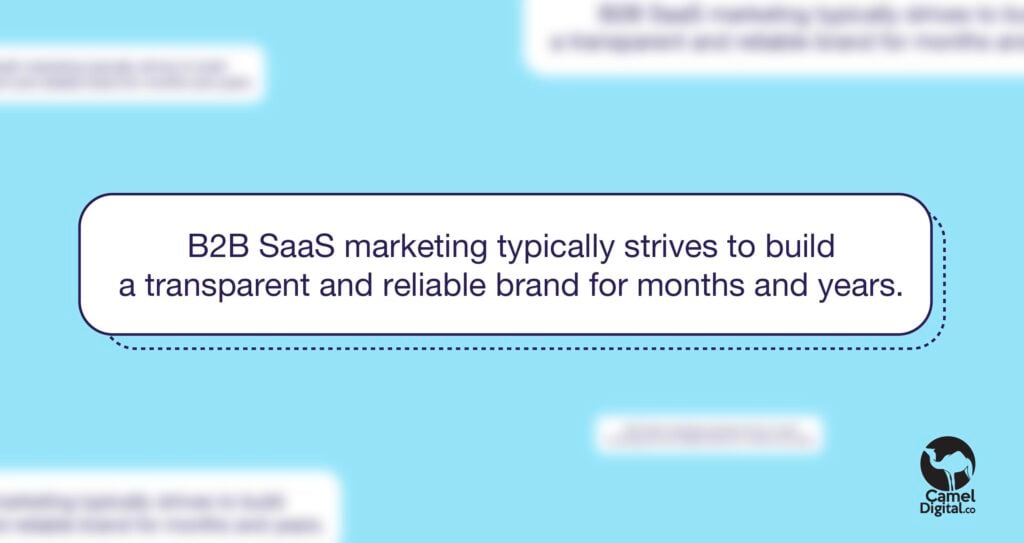 The Goal of B2B SaaS Marketing