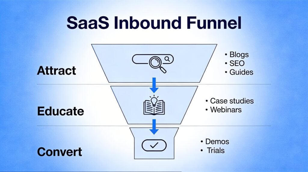 SaaS inbound funnel