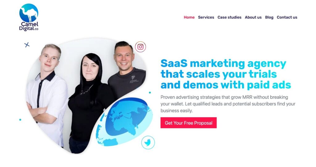 A SaaS marketing agency that scales your trials and demos with paid ads